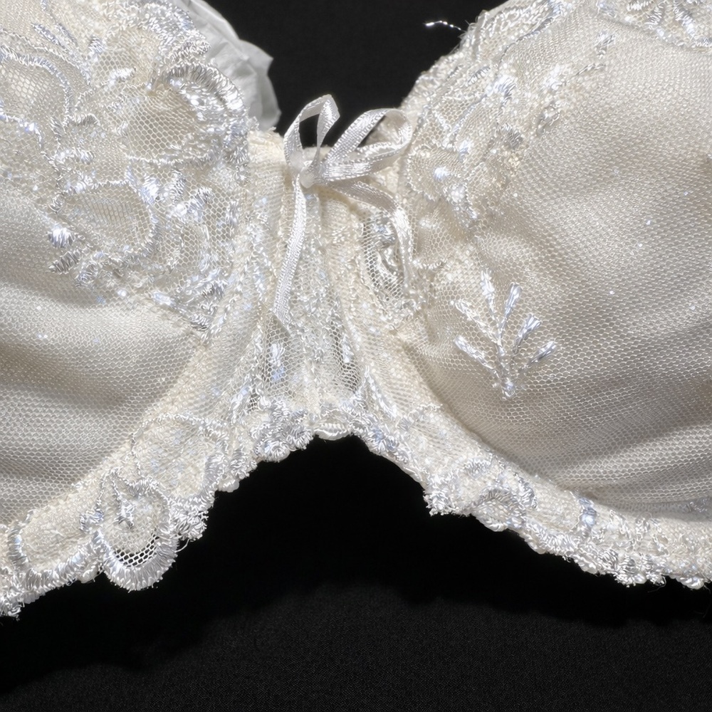PRIMA DONNA Ivory Embroidered Lace Underwire Balconette Bra 30D